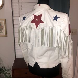 Western Fringe Leather Jacket